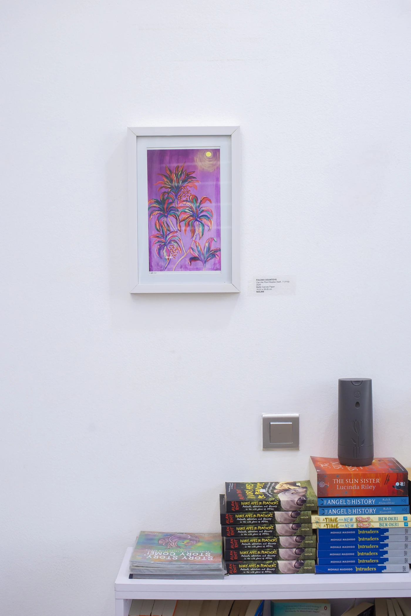 Art at Ouida pop up art exhibition by JCAA(June Creative Art Advisory), installation view