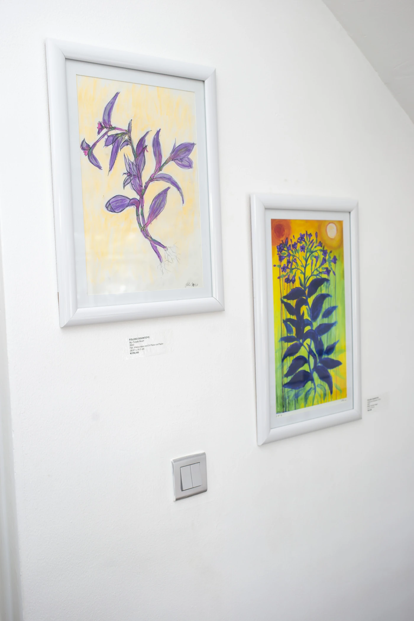 Art at Ouida pop up art exhibition by JCAA(June Creative Art Advisory), 2022 — installation view