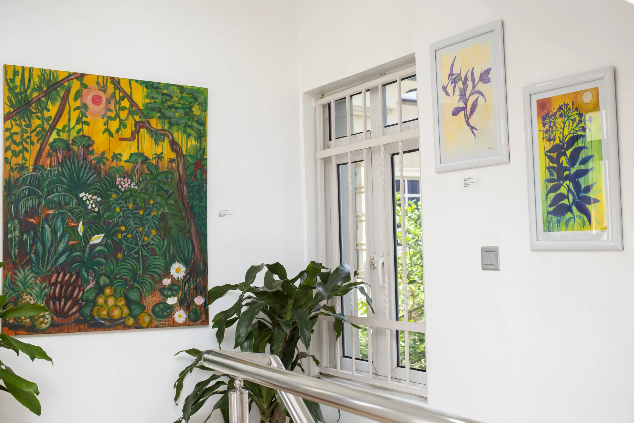 Art at Ouida pop up art exhibition by JCAA(June Creative Art Advisory), 2022 — installation view